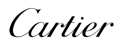 Cartier black logo